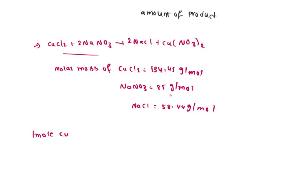 SOLVED If 15 grams of copper (II) chloride reacts with 20.0 grams of