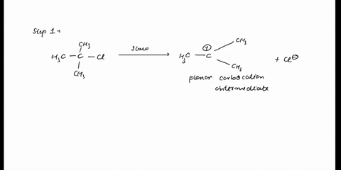 write-down-the-reaction-of-tert-butyl-chloride-with-water-along-with-its-proposed-reaction-mechanism-2-steps-if-the-order-of-the-tert-butyl-chloride-reaction-is-1st-order-how-would-you-graph-62725