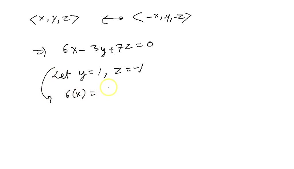 SOLVED: Find two vectors in opposite directions that are orthogonal to ...