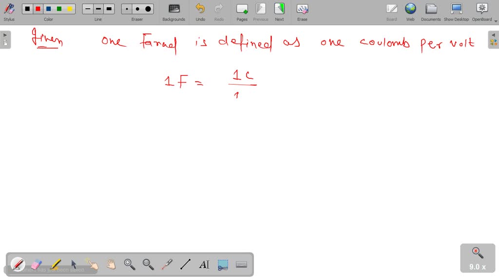 SOLVED The SI unit of capacitance is a derived unit known as the farad