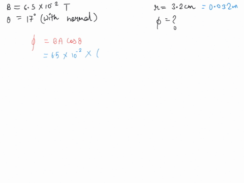 a-65x10-2-t-magnetic-field-passes-through-circular-ring-of-radius-32-cin-at-an-angle-of-17-with-the-normal-part-a-find-the-magnitude-of-the-magnetic-flux-through-the-ring-express-your-answer-02516