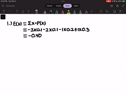 consider-the-following-data-x-3-2-1-0-1-pxx-01-01-02-03-03-step-1-of-5-find-the-expected-value-ex-round-your-answer-to-one-decimal-place-step-2-of-5-find-the-variance-round-your-answer-to-on-13682