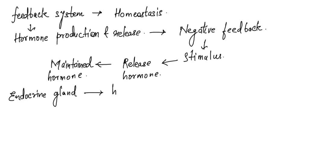 SOLVED Which feedback decreases or stops the production of hormones