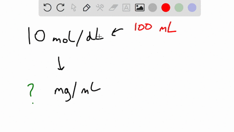 an-article-you-are-reading-reports-a-concentration-as-10-moldl-if-you-know-that-the-10-mol-is-equivalent-to-89-mg-what-is-the-concentration-per-ml-089-mgml-445-mgml-1335-mgml-890-mgml-89-mgm-32817