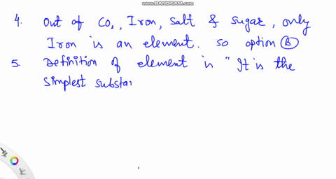4-which-of-the-following-substance-is-an-element-a-carbon-dioxide-b-iron-c-salt-d-sugar-5-which-of-the-following-describes-an-element-a-the-simplest-substance-b-it-can-be-broken-down-into-ot-89129