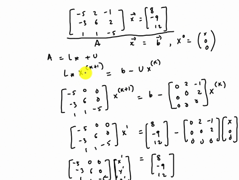 while-solving-by-gauss-seidel-method-with-yzo-as-the-initial-guesswhich-of-the-following-is-the-first-iterative-solution-system-of-5x2y-z8-3x6y2z-9-xy-5z12-x-16-y23-2-318-x-207-y-049-037-x-1-50808