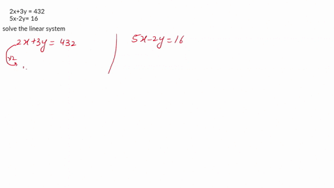 solve-the-linear-system-2x3y-432-and-5x-2y-16-95771