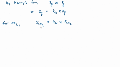 [GET ANSWER] calculate the solubility of carbon dioxide in water at 0 c ...
