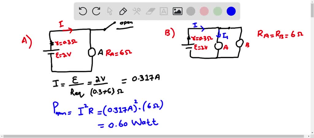 SOLVED: If the battery in (Figure 1) were ideal, lightbulb A would not ...