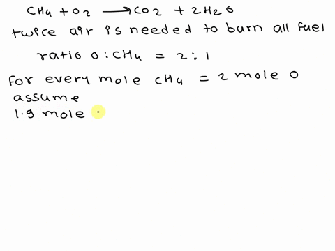 1-a-mixture-of-air-and-a-hydrocarbon-fuel-whose-average-composition-is-indicated-by-chi9-undergoes-complete-combustiontwice-as-much-air-is-present-as-needed-to-burn-all-the-fuel-how-high-is-49341