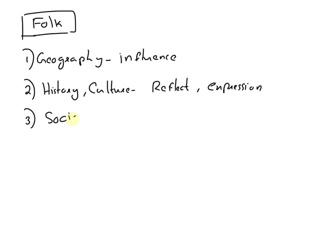 SOLVED What are the differences and similarities between World Dance/Ritual Dance and Folk