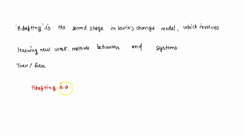 adapting-is-the-second-stage-in-lewins-change-model-which-involves-learning-new-work-methods-behaviors-and-systems-true-or-false-95327