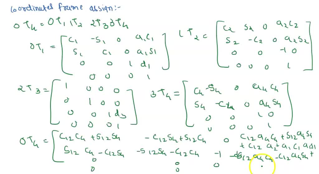 SOLVED: 2.31. For the following SCARA-type robot: Assign the coordinate ...