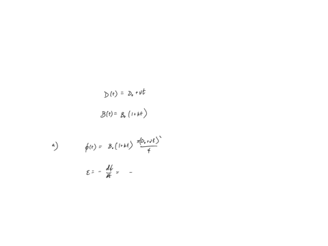 consider-a-circular-wire-loop-that-is-getting-warmer-and-is-expanding-slightly-so-that-its-diameter-can-be-written-as-d-do-vt-there-is-a-magnetic-field-perpendicular-to-the-plane-of-the-loop-39637