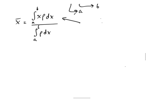compute-the-center-of-mass-barx-on-a-rod-of-density-rho5-with-x-in-10-square