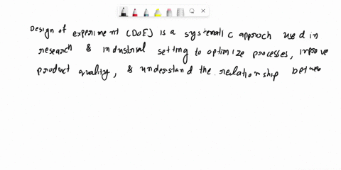 a-write-a-short-note-on-design-of-experiments-doe-500-words-minimum-b-what-is-optimization-and-why-is-it-important-enlist-any-five-optimization-techniques-used-in-engineering-research-48906