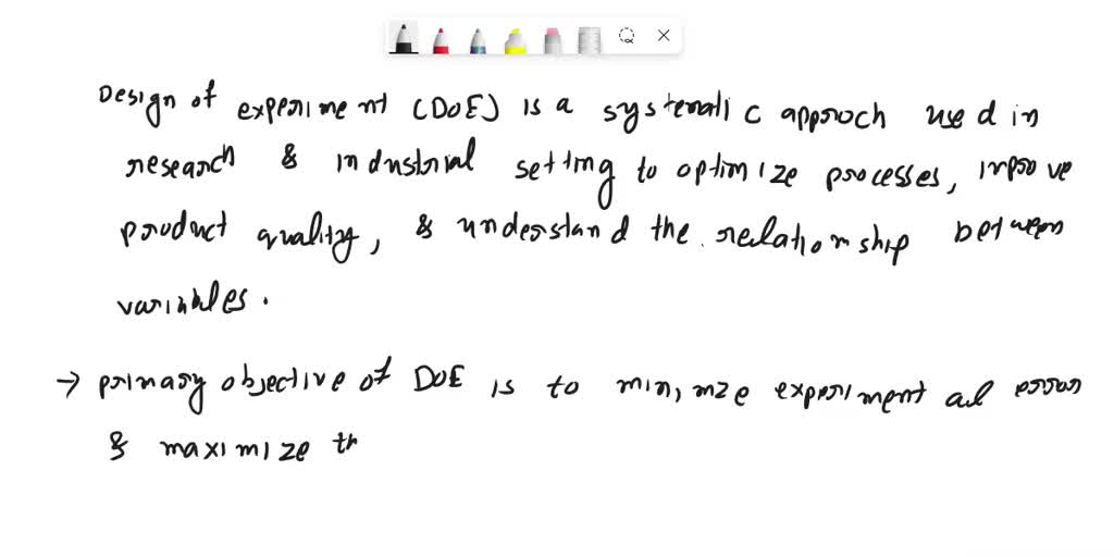 solved-a-write-a-short-note-on-design-of-experiments-doe-500-words