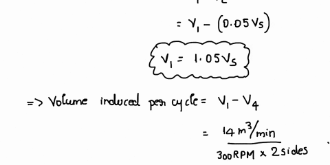 q-2b-15-marks-a-single-stage-double-acting-air-compressor-is-required-to-deliver-14m3-of-air-per-minute-with-inlet-conditions-of-the-air-set-at-101325-bar-and-15c-the-delivery-pressure-from-49324