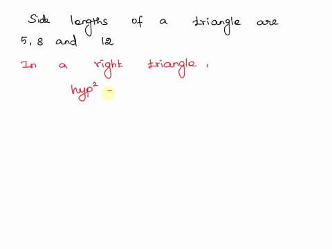 please-help-its-due-in-a-hour-question-of-5-the-side-lengths-of-a-triangle-are-5-8-and-12-is-this-right-triangle-yes-because-52-82-122-no-because-5-8-12-no-because-52-82-122-yes-because-52-8-39906