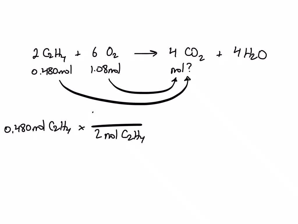 SOLVED Consider the following reaction 2 C2H4 g 6 O2 g