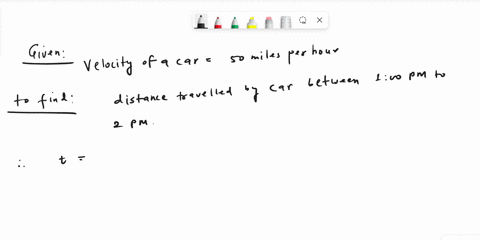 suppose-a-car-is-traveling-due-east-at-a-constant-velocity-of-50-miles-per-hour-how-far-does-the-car-travel-between-100-pm-and-200-pm-the-car-travels-_____-miles-29578