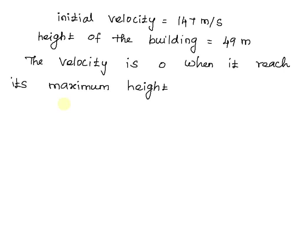SOLVED A stone is launched vertically upward with an initial velocity of 7 m/s. How many times