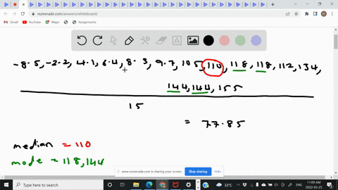 find-the-mean-median-and-mode-of-the-data-in-the-following-list-118-105-110-118-134-155-122-144-144-85-22-41-64-83-97-63694