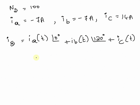 in-a-2-pole-three-phase-machine-with-ns-100-calculate-the-phase-angle-of-the-mmf-vector-fs-at-time-t-if-at-that-time-the-stator-currents-are-as-follows-ia-7a-ib-7a-and-ic14a-answer-in-degree-12154