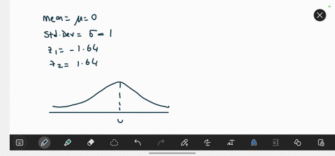 find-the-total-of-the-areas-under-the-standard-normal-curve-to-the-left-of-z1z1-and-to-the-right-of-z2z2-round-your-answer-to-four-decimal-places-if-necessary-z1164-z2164-09767