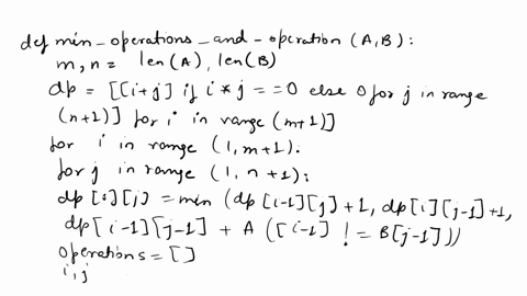 1-given-two-text-strings-a-a1a2am-of-length-m-and-bb1b2bn-of-length-nyou-want-to-convert-a-into-b-with-a-minimum-number-of-total-operations-of-the-following-types-delete-a-character-from-a-i-40442