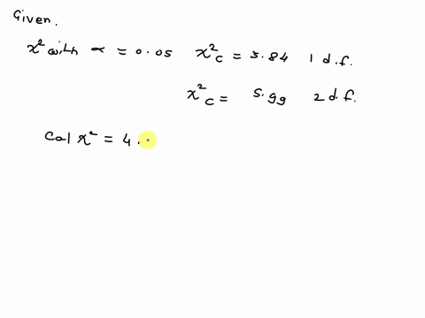 question-18-pts-the-table-value-for-chi-square-at-the-05-level-of-significance-384-with-one-degree-of-freedom-and-599-with-two-degrces-of-freedom-our-calculated-chl-square-value-in-a-table-w-56536