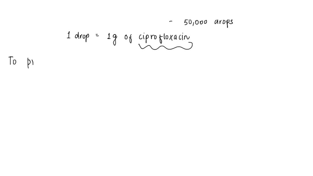 SOLVED An ear drop formula contains 60 mg of antipyrine and 19 mg of
