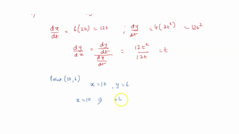 1-find-the-equations-of-the-tangents-to-the-curve-x-6t2-4-y-4t3-2-that-pass-through-the-point-10-6-smaller-slope-bigger-slope-2find-the-points-on-the-curve-where-the-tangent-is-horizontal-or-23526