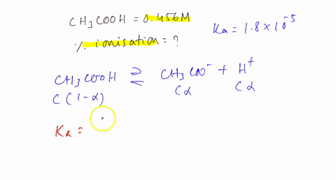 calculate-the-percent-ionization-of-a-0456-m-solution-of-acetic-acid-ionization-05085