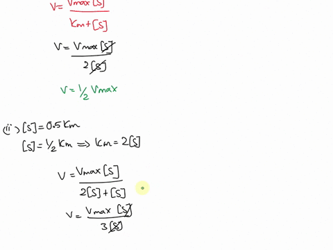 2-for-an-enzyme-that-displays-michaelis-menten-kinetics-what-is-the-initial-velocity-as-a-function-of-vmax-when-i-s-km-ii-s-05-km-iii-s-20km-3-what-will-be-the-initial-velocity-vo-for-an-enz-72896