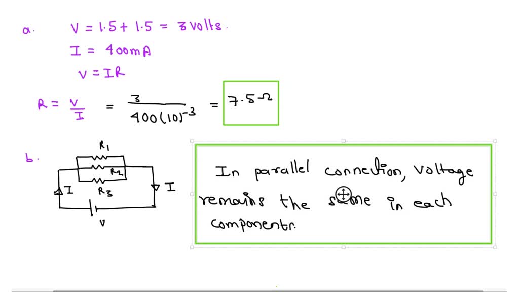 SOLVED: 16. In the diagram below, what is the resistance of the light ...