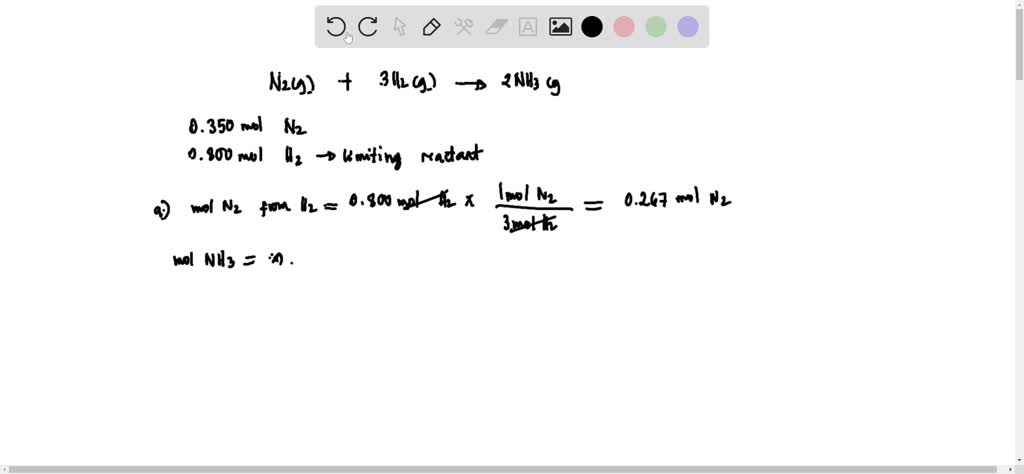 SOLVED: The Haber-Bosch process involves the combination of nitrogen ...