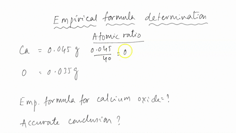 you-have-prepared-calcium-oxide-in-the-lab-while-vou-were-conducting-vour-experiment-you-recorded-that-you-had-0045-g-of-calcium-and-0035-g-of-oxygen-a-based-on-your-data-what-is-the-empiric-58168