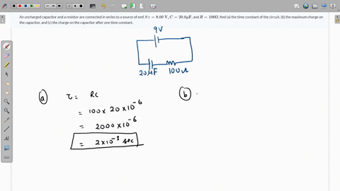 an-uncharged-capacitor-and-a-resistor-are-connected-in-series-to-a-source-of-emf-if-varepsilon900-5-52459