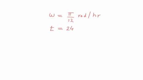 the-angular-velocity-of-a-point-on-earth-is-fracpi12-radian-per-hour-describe-what-happens-every-2-4-55047