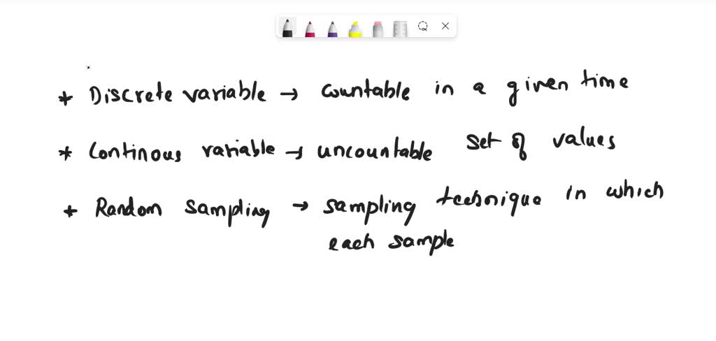 Variable Sampling Example SOLVED: The number of customers visiting a showroom in a day is an ...