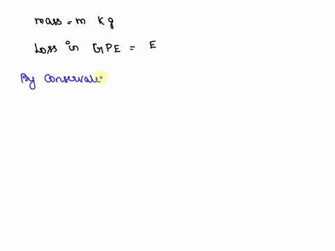 an-object-of-mass-m-falls-from-rest-in-a-vacuum-as-it-falls-it-losses-an-amount-e-of-gravitational-potential-energy-what-is-the-speed-of-the-object-then-60703