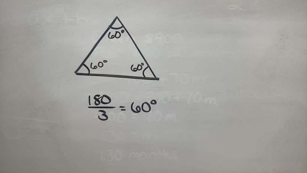 SOLVED What is the measure of an exterior angle of an equilateral triangle