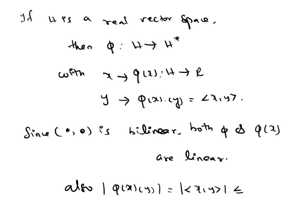 SOLVED 'Show that any Hilbert space H is isomorphic (d. Sec 3.6) with