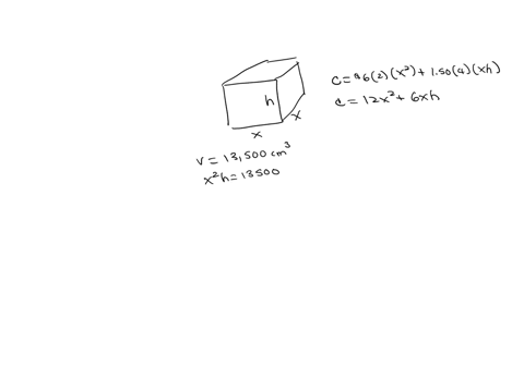 a-closed-box-with-a-square-base-is-to-have-a-volume-of-13500-cmthematerial-fr-the-top-and-bottom-of-the-box-costs-5609-per-square-centmeterwhile-the-material-for-the-sides-costs-s150-per-squ-05122