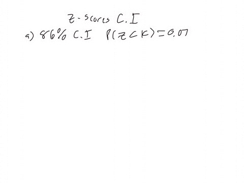 find-the-z-values-based-on-a-standard-normal-distribution-for-each-of-the-following-a-an-86-confidence-interval-for-a-correlation-round-your-answer-to-three-decimal-places-z-enter-your-answer-in-accor