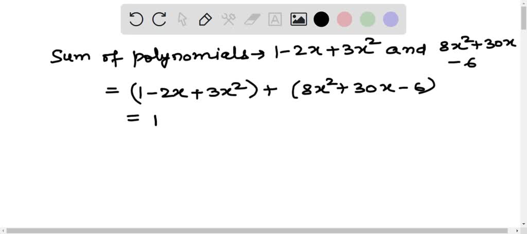 Solved Text Adding And Subtracting Polynomials Jul 18 10 34 21 Am