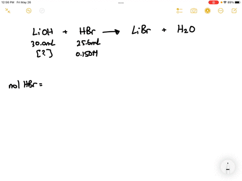 a-300-ml-solution-of-lioh-is-neutralized-with-256-ml-of-0150-m-hbr-what-is-the-concentration-of-the-original-lioh-solution-02048