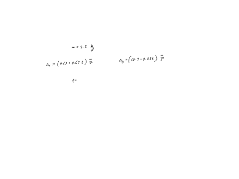 a-950-kg-object-has-the-given-x-and-y-acceleration-components-ax-0633-0677t-y-1o73-0833-what-is-the-magnitude-fnet-of-the-net-force-acting-on-the-object-at-time-487-s-fnet-what-is-the-angle-58943