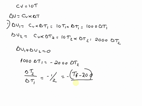 entropy-two-identical-bodies-with-heat-capacities-at-constant-volume-which-vary-linearly-with-tempereature-cv10t-are-thermally-isolated-from-the-environment-one-is-at-a-temperature-of-100k-t-09234